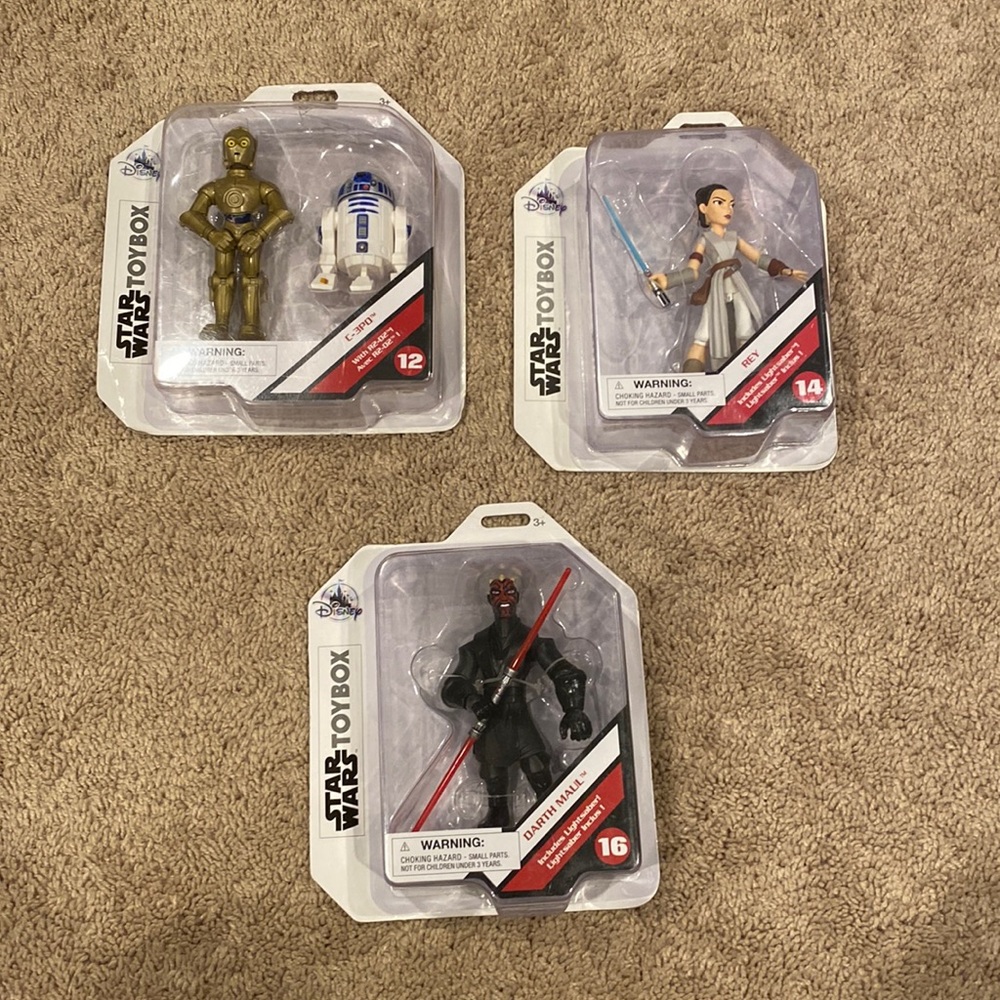 New! Star Wars Toybox Figurines